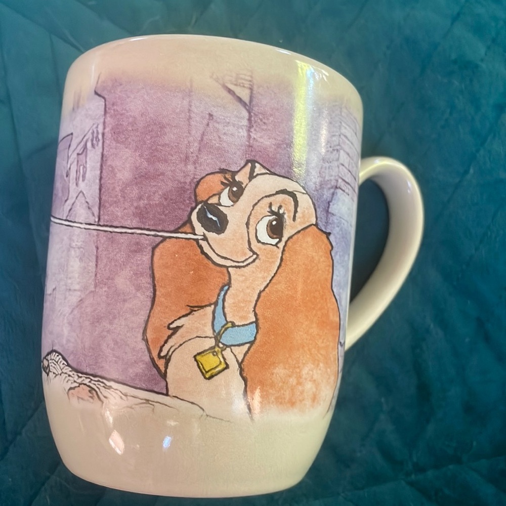 Disney Coffee Mug Lady and the Tramp - Spaghetti